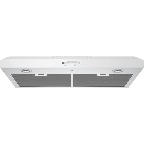 GE - 36" Convertible Range Hood - White on white - Image 4