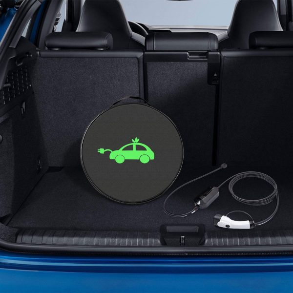 jiaping EV Cables Bag Large Capacity Portable Cable Carry Case for Electric Car Round Shape - Image 5