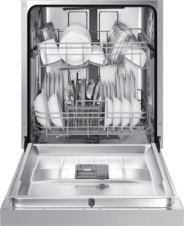 Samsung - Front Control Built-In Dishwasher with Stainless Steel Tub, Integrated Digital Touch Controls, 52dBA - Stainless steel - Image 3