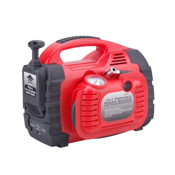 7 in 1 Portable Power Station, Jump Starter, Air Compressor, Generator & 12V/USB - Image 5