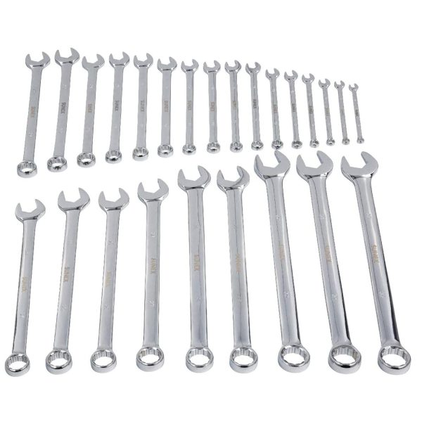 Sunex 9917MPR Fully Polished V-Groove Combination Metric Wrench Set, 25 Piece - Image 3