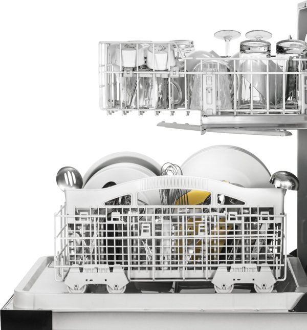 Whirlpool - 24" Built-In Dishwasher - Stainless steel - Image 2