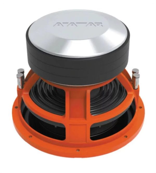 Avatar Tsunami STU-1246-D1 Orange 6000 Watts Peak 1-Ohm 12" Subwoofer - Image 2