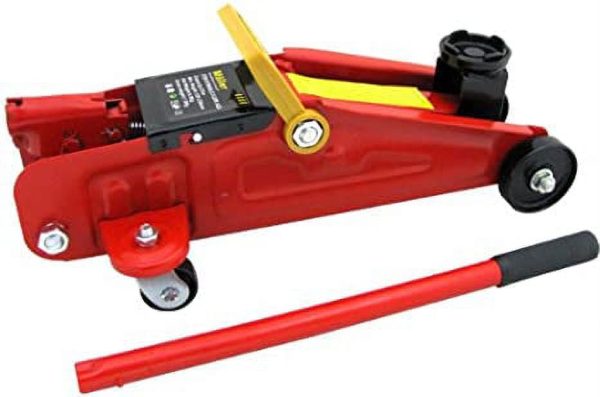 2 Ton Floor Jack Shop Jack Portable Car Jack Folding Hydraulic Floor Jack (Carry Case Included) - Image 2