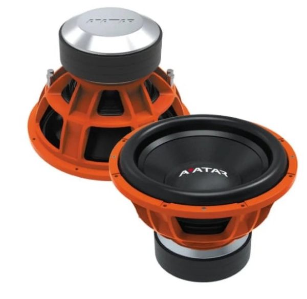 Avatar Tsunami STU-1546-D2 Orange 6000 Watts Peak 2-Ohm 15" Subwoofer - Image 2