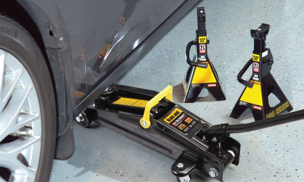 Black Jack 2.25 Ton Trolley Jack with 2.25 Ton Jack Stands in Case Black - T82253W - Image 11