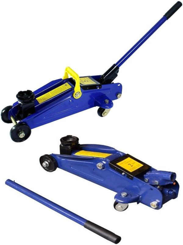 Bowoshen 2T 2Ton Tonne 2000Kg Lightweight Protable Car Van Trolley Lifting Floor Jack - Image 3