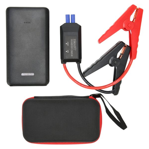 Jump Starter 600A Peak 8000mAh Portable Power Pack for Up to 5.0L Gas 2.5L Diesel Engines Battery Booster with LED Light