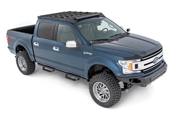 Rough Country Roof Rack System w/40" Front & Rear LED for 15-18 F-150 - 51022 Fits select: 2015-2016,2017-2018 FORD F150 - Image 3