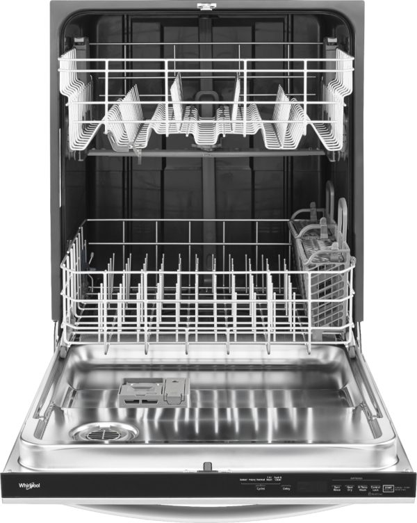 Whirlpool - 24" Built-In Dishwasher - Stainless steel - Image 4