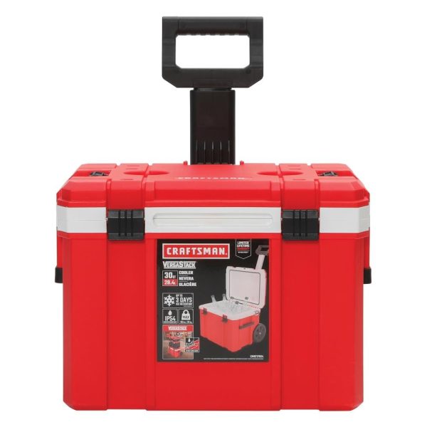 CRAFTSMAN VERSASTACK 30-Quart Wheeled Insulated Chest Cooler CMST17824