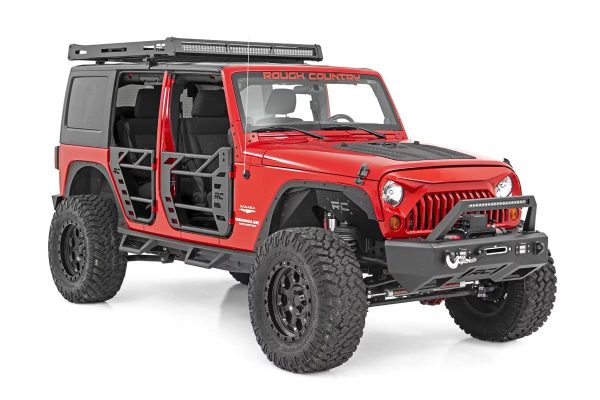 Rough Country LED Roof Rack System for 2007-2018 Jeep Wrangler JK - 10615 - Image 2