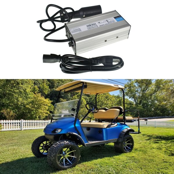 48V 6A Golf Cart Battery Charger Replacement for Club Car Golf Cart Scooters Snap Head 3Pin Plug - Image 5