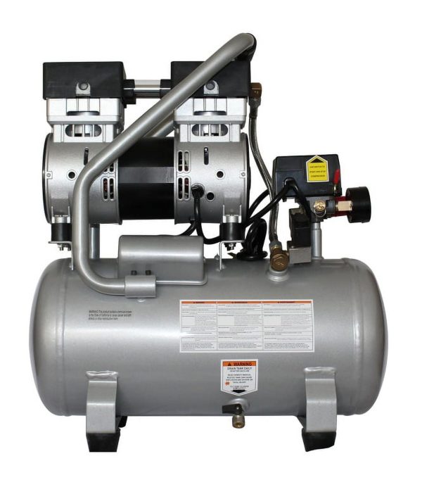 California Air Tools 4710SQ Quiet Flow 1.0 Hp, 4.7 Gal. Steel Tank Air Compressor - Image 2