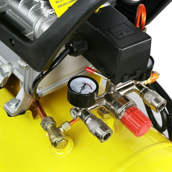 STARK USA Portable 10 Gallon Quiet Air Compressor 3.5HP Air Compressor Horizontal Tank Brand New - Image 3