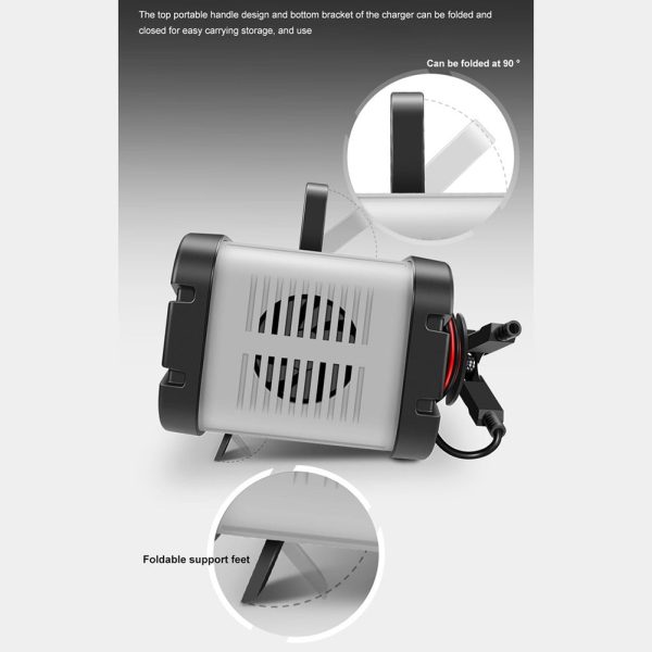 Car and Motorcycle Battery Charger 12V/6A Intelligent Pulse Repair Charger - Image 2