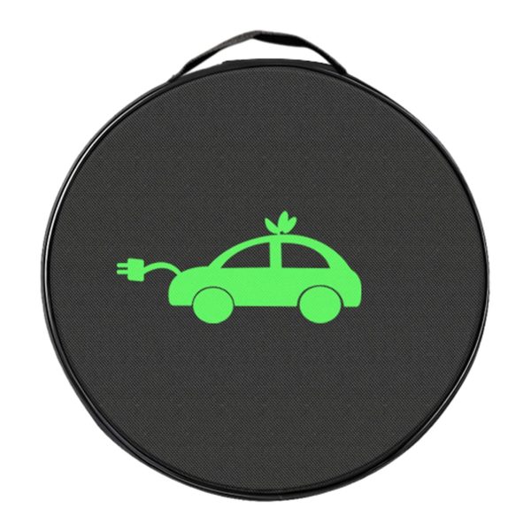 jiaping EV Cables Bag Large Capacity Portable Cable Carry Case for Electric Car Round Shape - Image 2