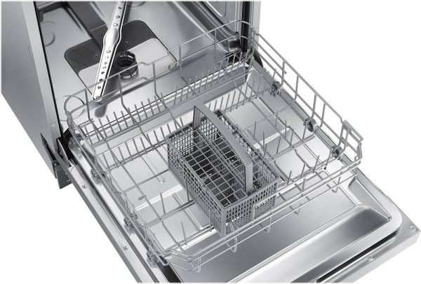 Samsung - Front Control Built-In Dishwasher with Stainless Steel Tub, Integrated Digital Touch Controls, 52dBA - Stainless steel - Image 9