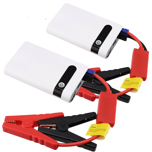 Car Battery Jumper Starter, 2-Pack 12V Auto Engine Battery Pack 400A Peak Portable Charger