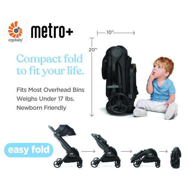 Ergobaby Stroller Lightweight Umbrella Compatible - Image 4