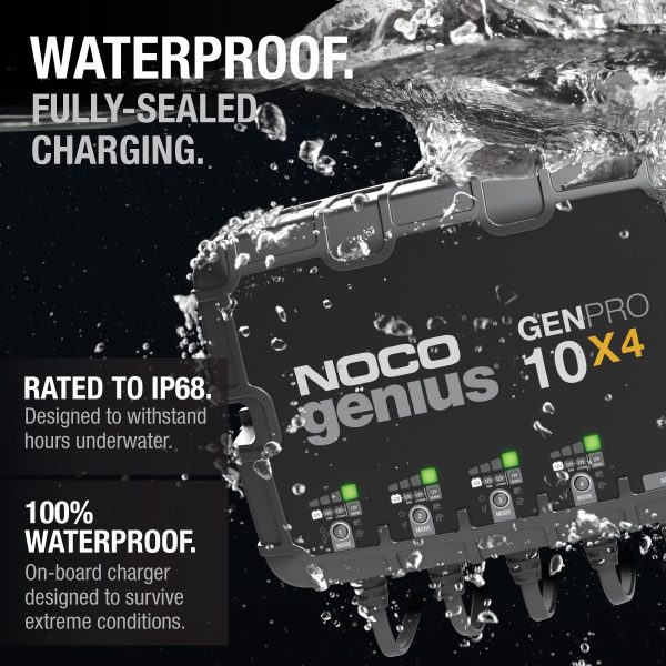 NOCO Genius GENPRO10X4 4-Bank 40A (10A/Bank) 12V Onboard Battery Charger - Image 3