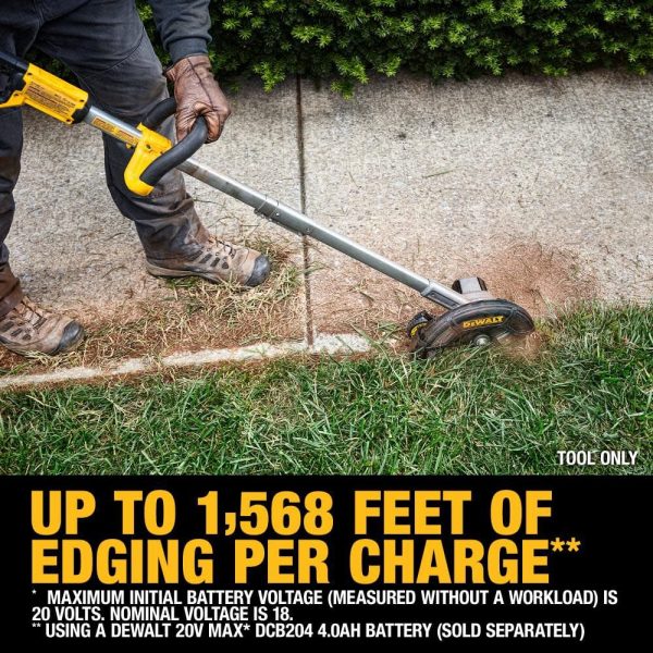 20V MAX* Brushless Cordless Edger Bare Tool DCED400B from - Image 16