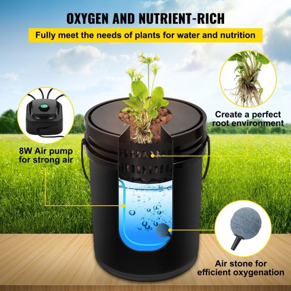 5-Gallon 5-Bucket DWC Hydroponic System for Deep Water Culture - Image 4