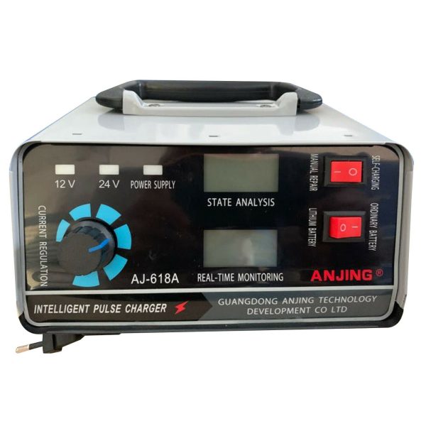 AJ-618A Smart Automatic Car Battery Charger Heavy Duty Pulse Repair Maintainer 12V - Image 2