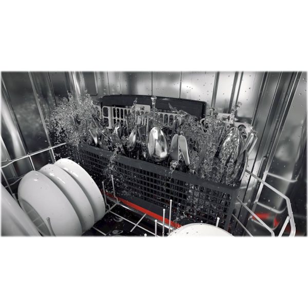 GE Profile - Hidden Control Built-In Dishwasher with Stainless Steel Tub, Fingerprint Resistance, 3rd Rack, 39 dBA - Stainless steel - Image 19