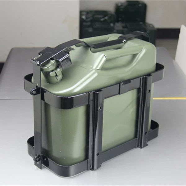 EUBUY Adjustable Metal Jerry Can Holder for 10L/20L Fuel Tank Lockable Fuel Oil Petrol Water Alcohol Container Carrier - Image 7