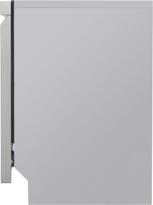 LG - 24" Top Control Smart Built-In Stainless Steel Tub Dishwasher with 3rd Rack, QuadWash and 44db - Stainless steel - Image 6