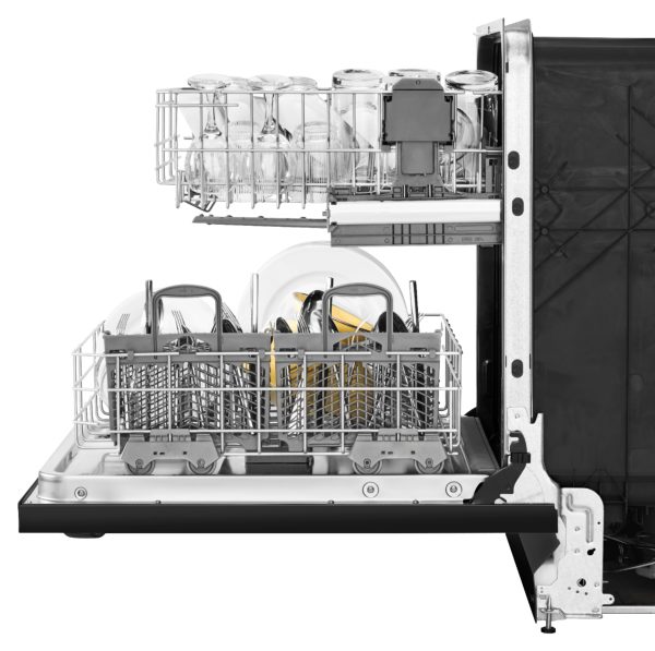 Whirlpool - 24" Built-In Dishwasher - Black - Image 6