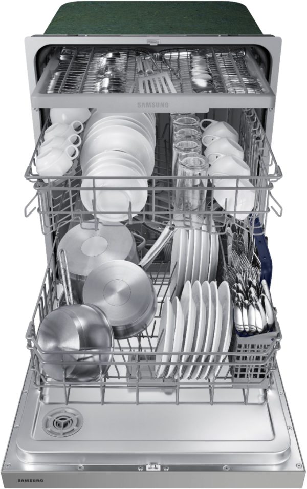 Samsung - 24" Front Control Built-In Dishwasher - Stainless steel - Image 6