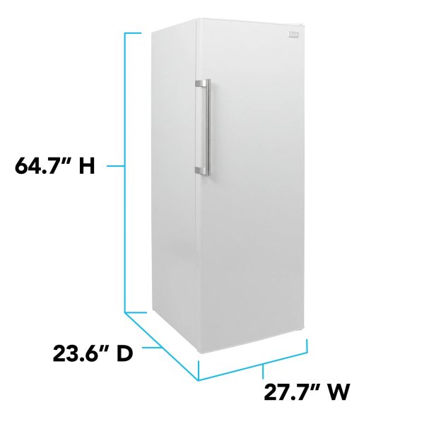 Avanti 10.8 cu ft Vertical Freezer, in White (AV1081VFK0W) - Image 5