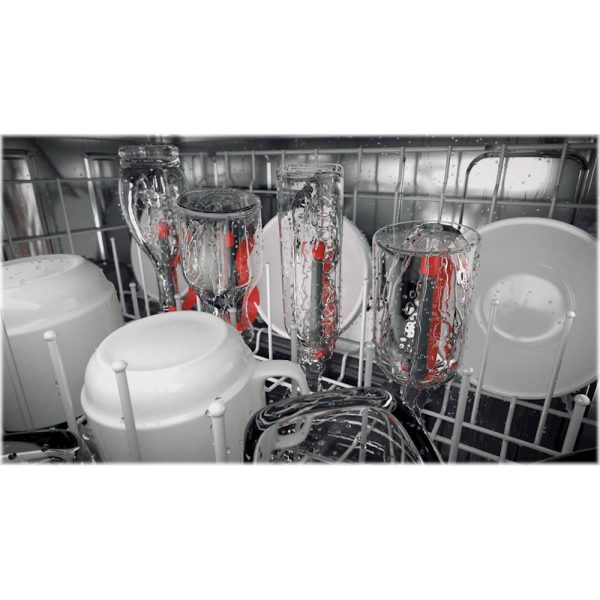 GE Profile - Top Control Built-In Dishwasher with Stainless Steel Tub, 3rd Rack, 45dBA - Black stainless steel - Image 7