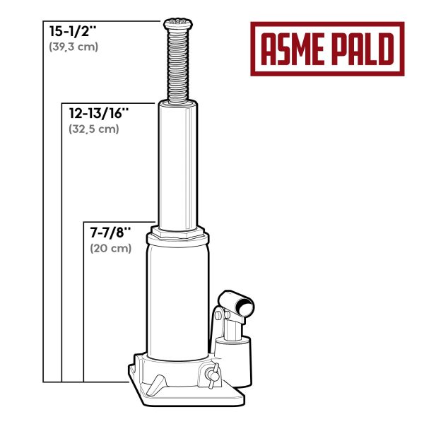 Powerbuilt 6 -Ton Bottle Jack with Storage Case - 640407 - Image 3