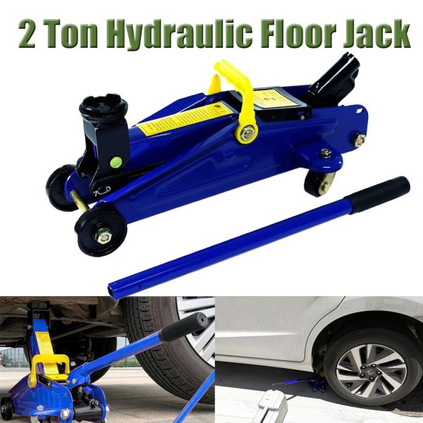 Dayplus Low Profile Floor Jack 2 Ton 4400lbs Aluminum Steel Racing Car Rapid Pump Lift