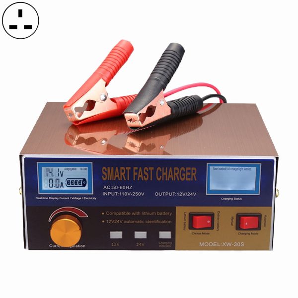 XWQ Battery Charger Pulse Repair High Power Antiflaming 400W 12V 24V Storage Battery Maintainer for Car - Image 10