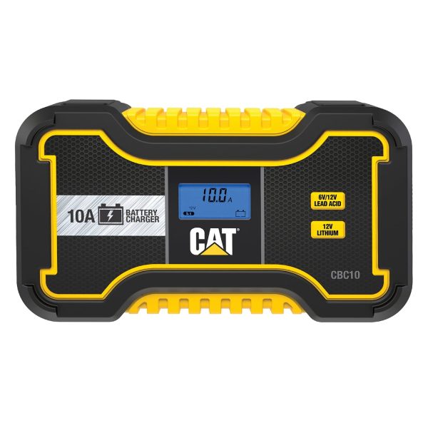 Cat CBC10 Professional 6-Volt/12-Volt 10-Amp Automatic Battery Charger/Maintainer, CBC10 - Image 2