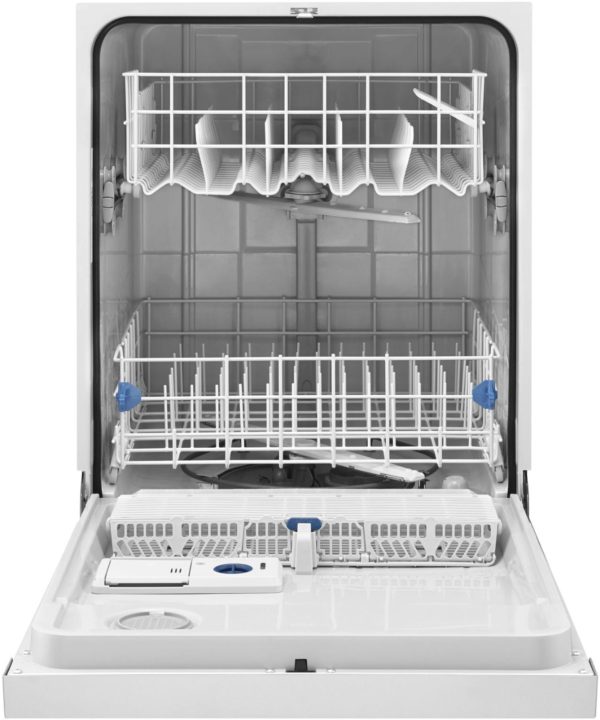 Whirlpool - 24" Front Control Tall Tub Built-In Dishwasher - Black - Image 7