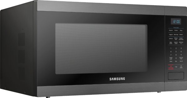 Samsung - 1.2 cu. ft. Countertop Convection Microwave with PowerGrill - Black - Image 8