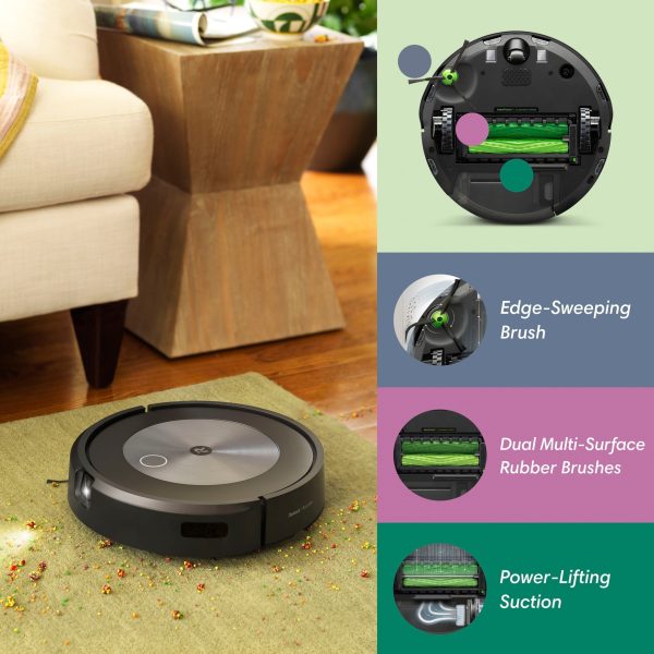 iRobot Robot Roomba j7+ (7550) Robot Vacuum - Graphite - Image 5