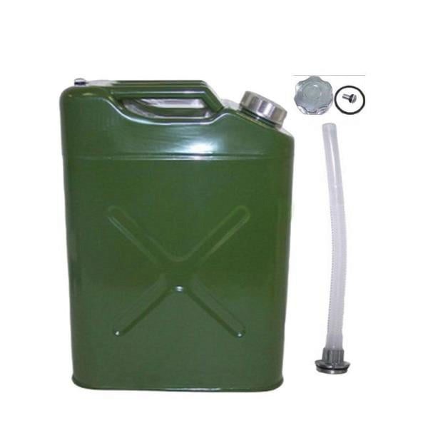 [US-W]20L US Standard Cold-rolled Plate Petrol Diesel Can Gasoline Bucket with Oil Green - Image 2