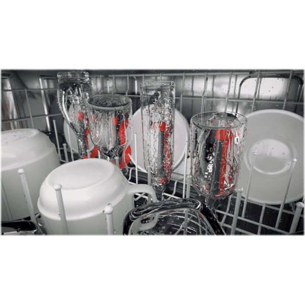 GE Profile - Hidden Control Built-In Dishwasher with Stainless Steel Tub, Fingerprint Resistance, 3rd Rack, 39 dBA - Stainless steel - Image 17