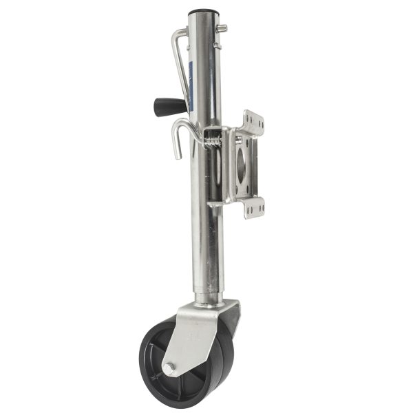 Jeremywell 1500lbs Trailer Jack with Double Wheel Dual 6-Inch, for Boat RV Utility, Swivel Swing-Back - Image 3