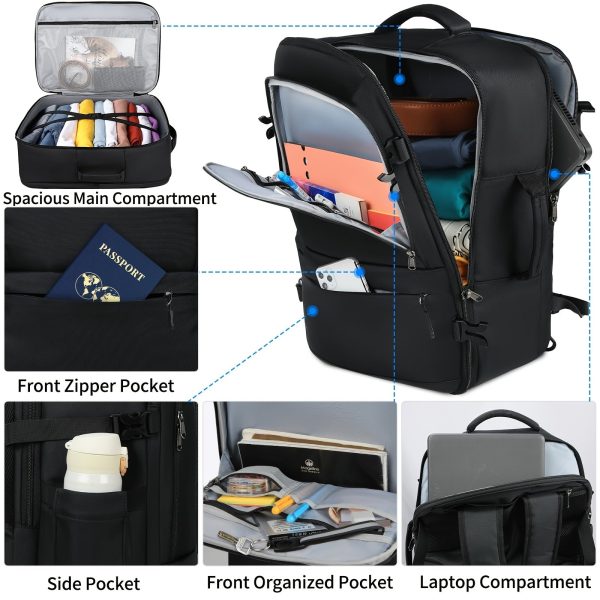 NUBILY 17-Inch Laptop Storage Travel Backpack - Image 3