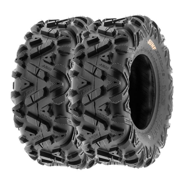 SunF All Terrain ATV UTV Tires 25x8-12 and 25x10-12 6 PR A033 (Complete Full Set of 4) - Image 4