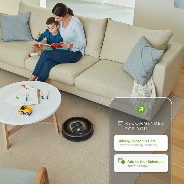 iRobot Roomba 981 Wi-Fi Connected Robot Vacuum - Black - Image 5