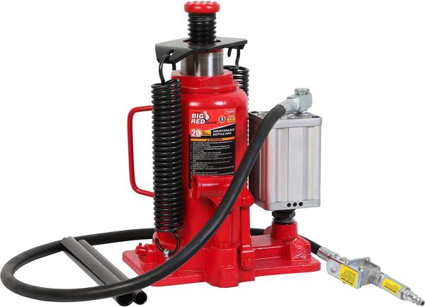 Torin Jacks DTA92006 20 Ton Pneumatic Air Hydraulic Bottle Jack