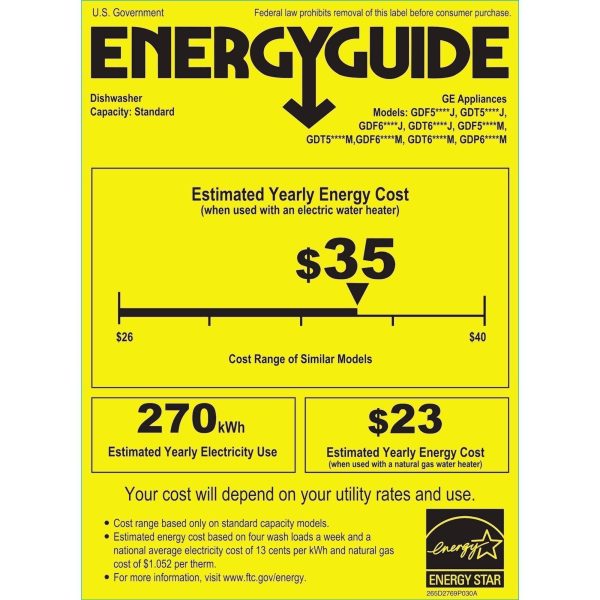 GE - Front Control Built-In Dishwasher with 3rd Rack, 50 dBA - Stainless steel - Image 12